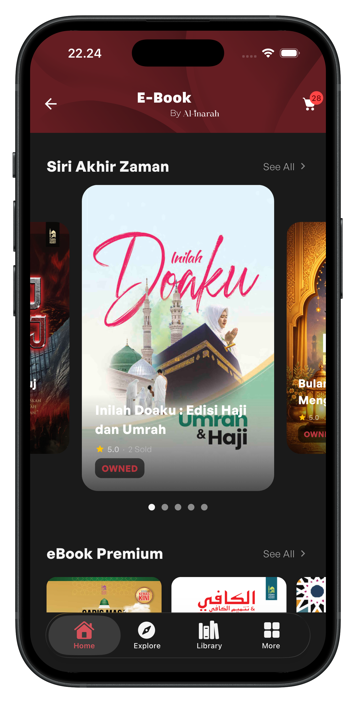 Perpustakaan E-Book Premium