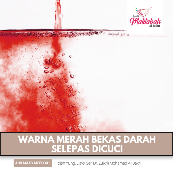 #2568: Warna Merah Bekas Darah Selepas Dicuci