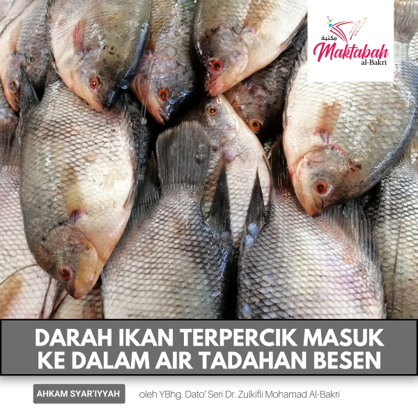 2757 Darah Ikan Terpercik Masuk Ke Dalam Air Tadahan Besen Maktabah